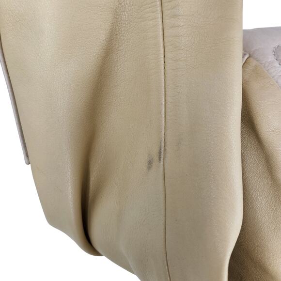 Vintage H&M S/S Studio 2016 Leather Biker Moto Jacket Womens Size 4 - Picture 12 of 12